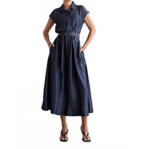 NEW JS71 kenna dress in indigo